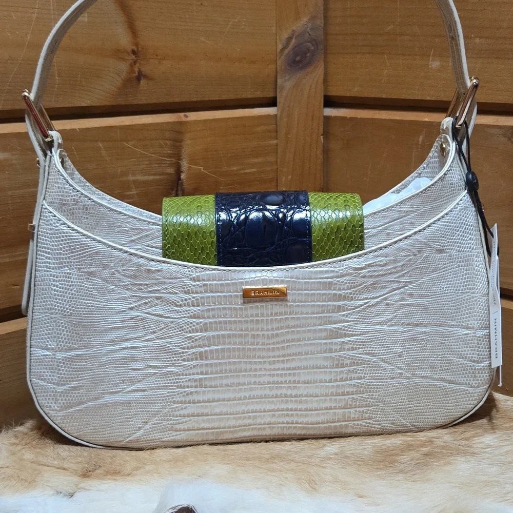 Brahmin Kyrie Multi Antiguo Genuine Leather Handbag NWT